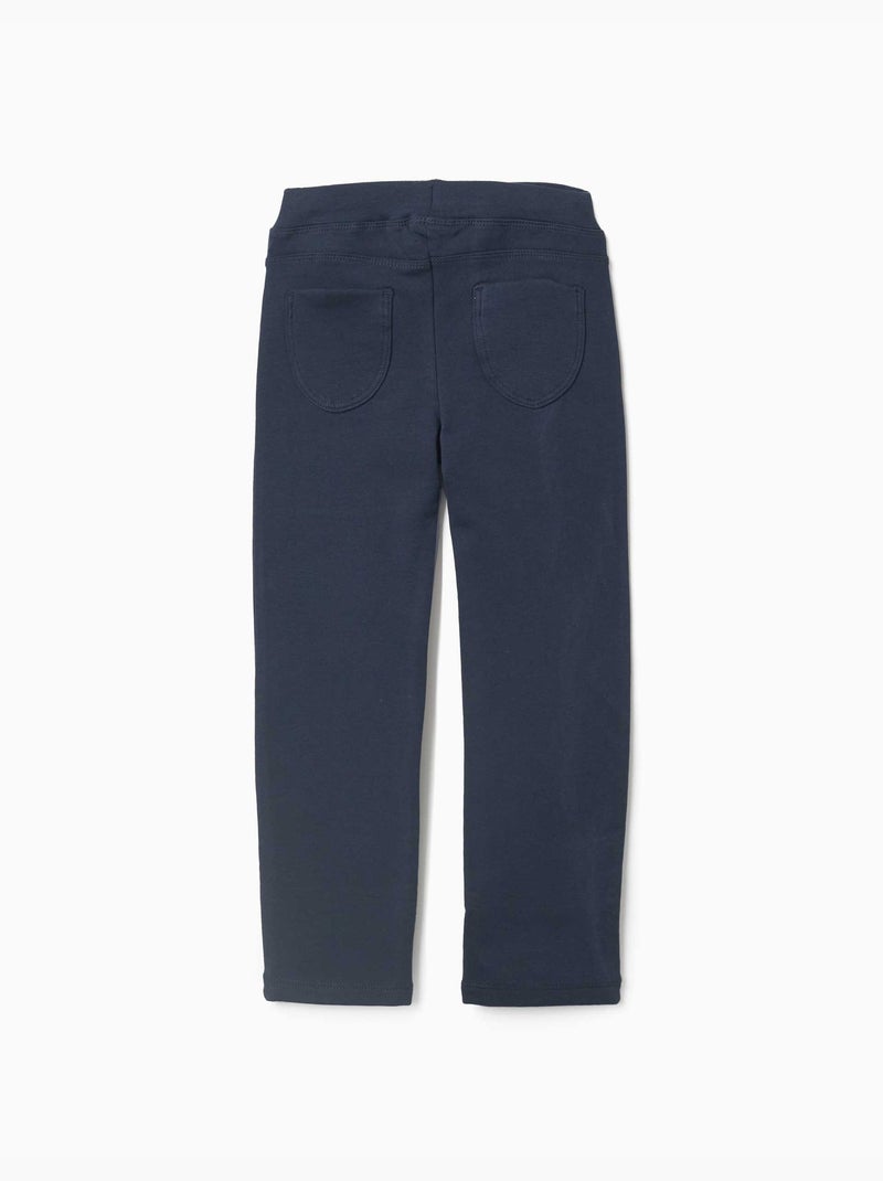 Skinny fit geborstelde jeggings Donkerblauw - Kiabi