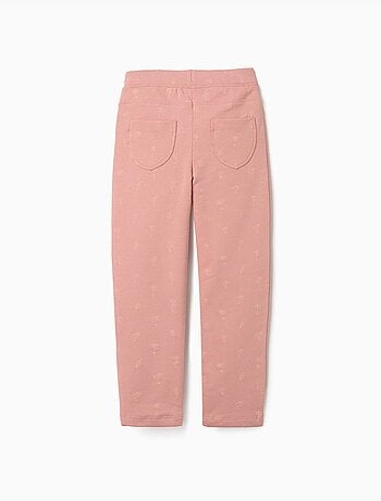 Skinny fit geborstelde jegging met bloemenprint