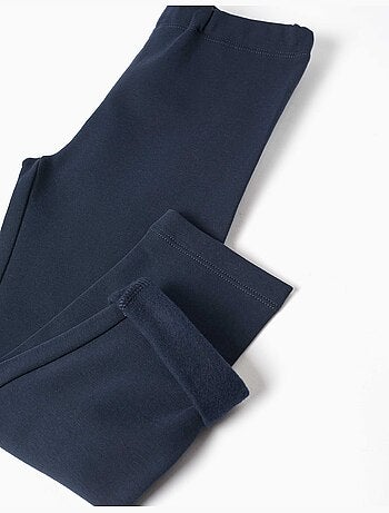 Skinny fit geborstelde leggings