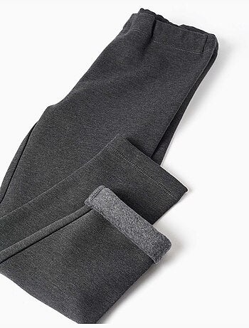 Skinny fit geborstelde leggings