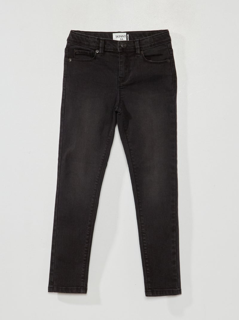 Skinny-fit jeans ZWART - Kiabi