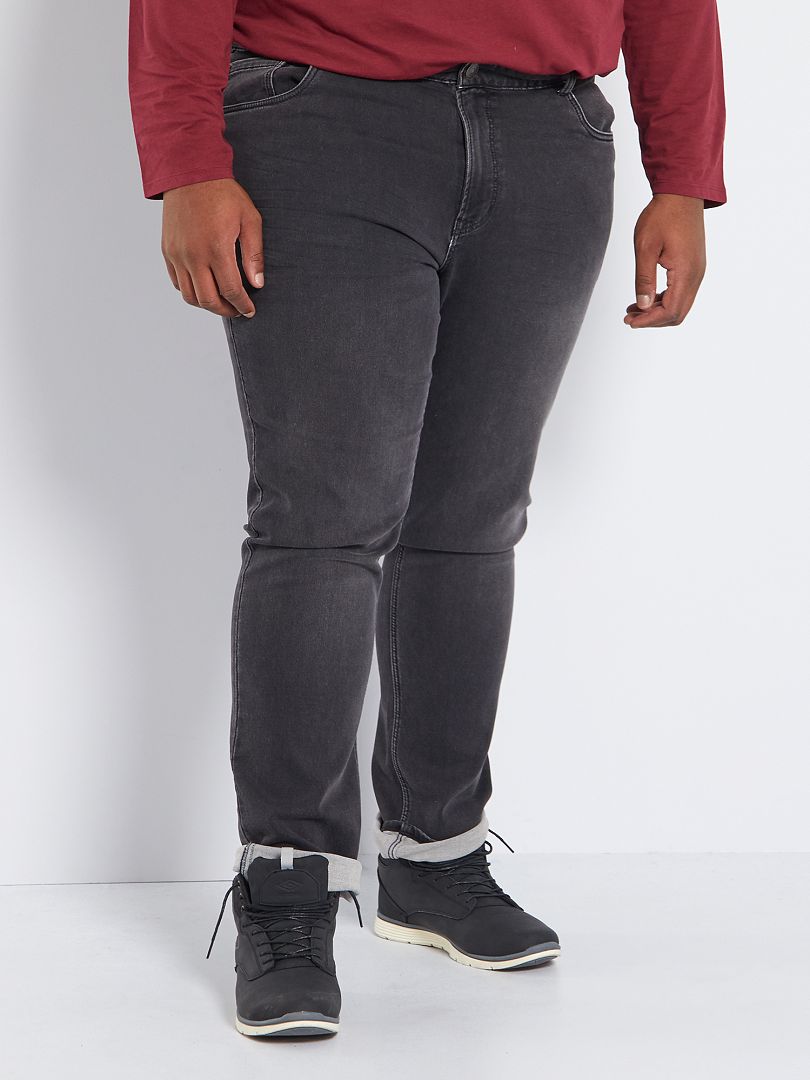 Skinny fitted jeans grijs - Kiabi