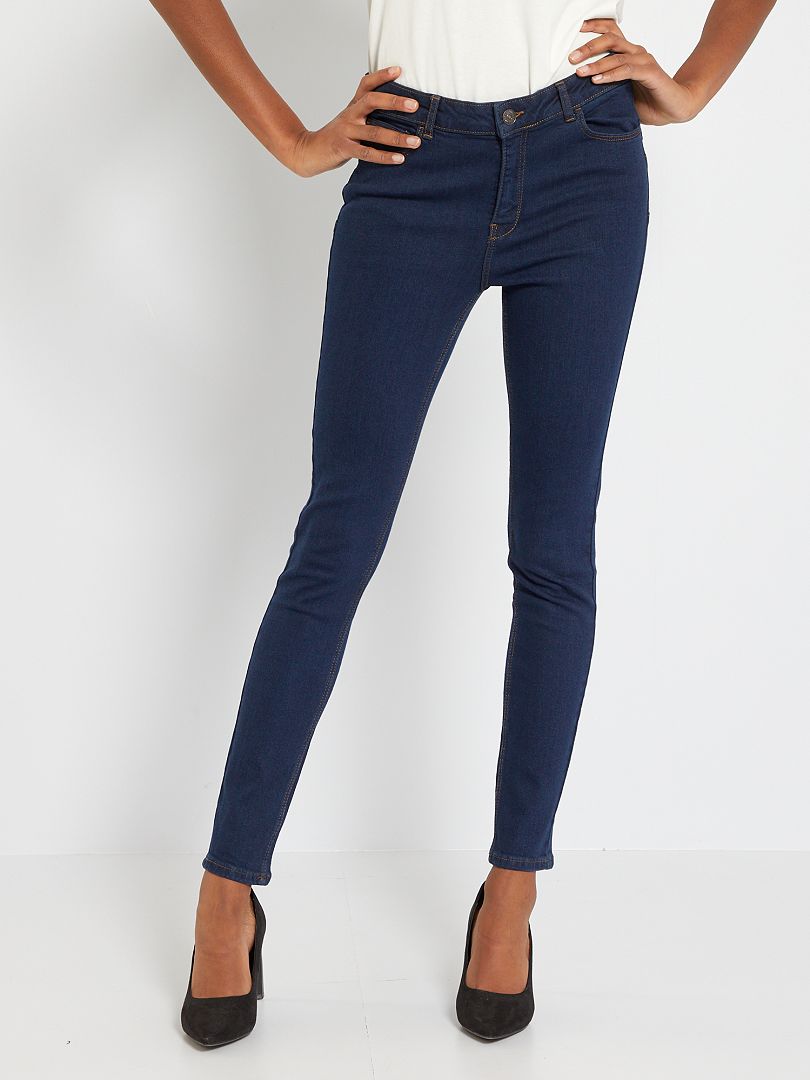 Skinny jeans - lengte US30 BLAUW - Kiabi