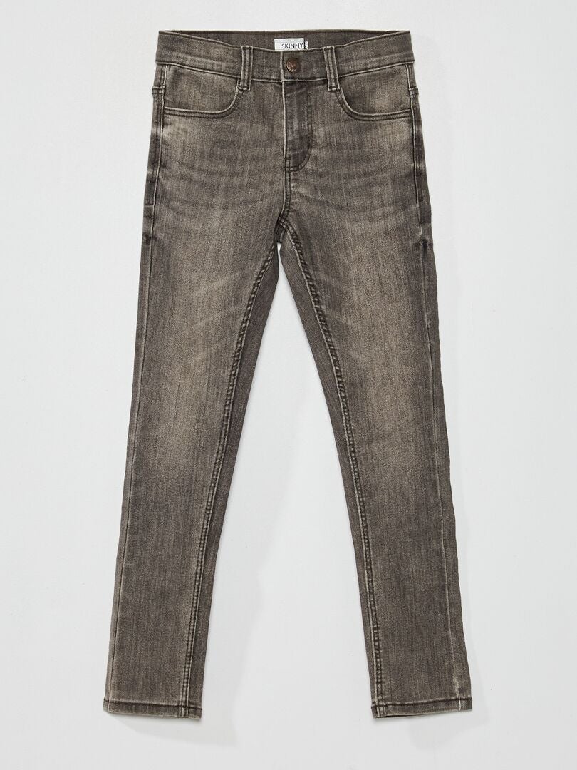 Skinny jeans grijs denim - Kiabi