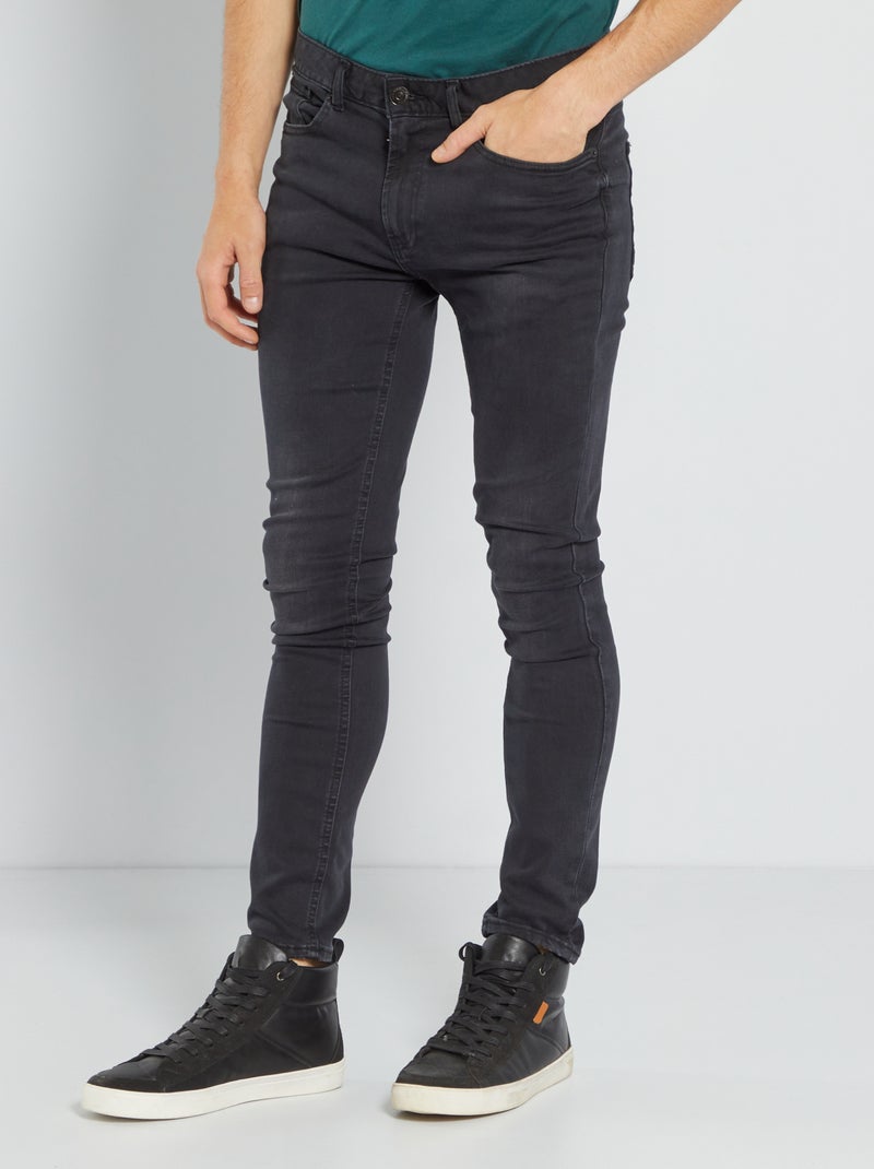 Skinny jeans L32 ZWART - Kiabi