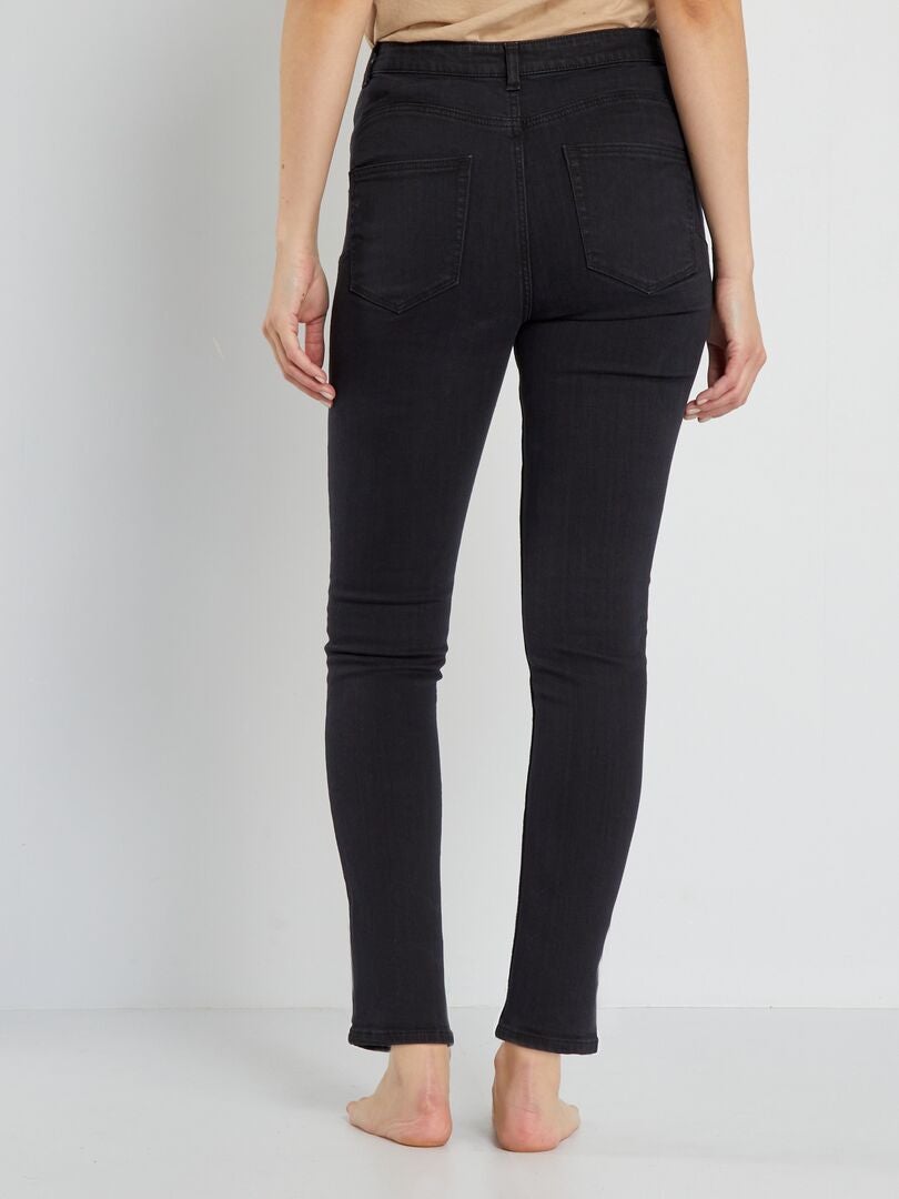 Skinny jeans L32 ZWART - Kiabi