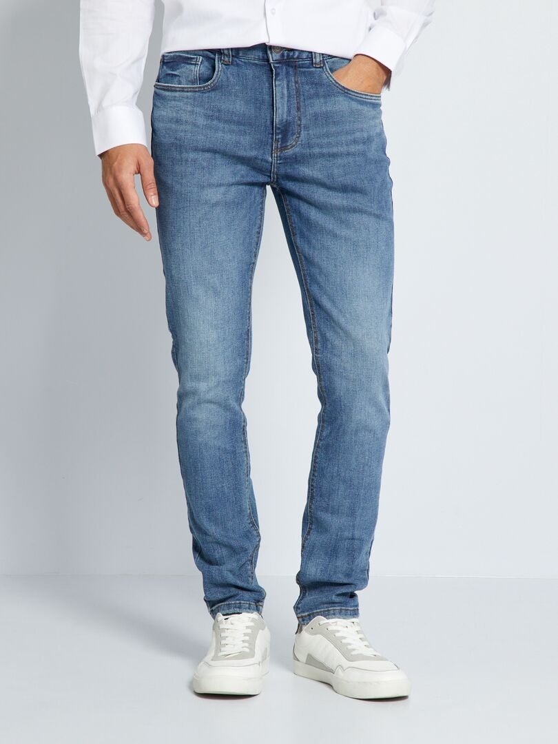 Skinny jeans met 5 zakken L32 BLAUW Kiabi 25.00€