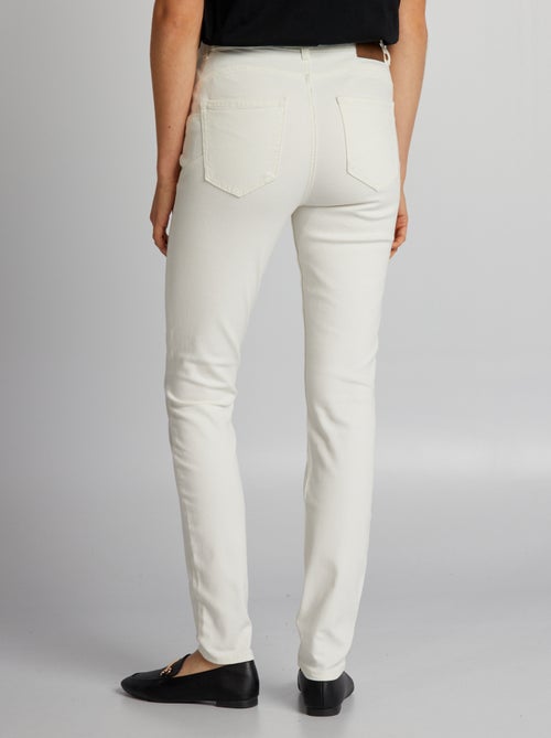 Skinny jeans met hoge taille - L28 - Kiabi