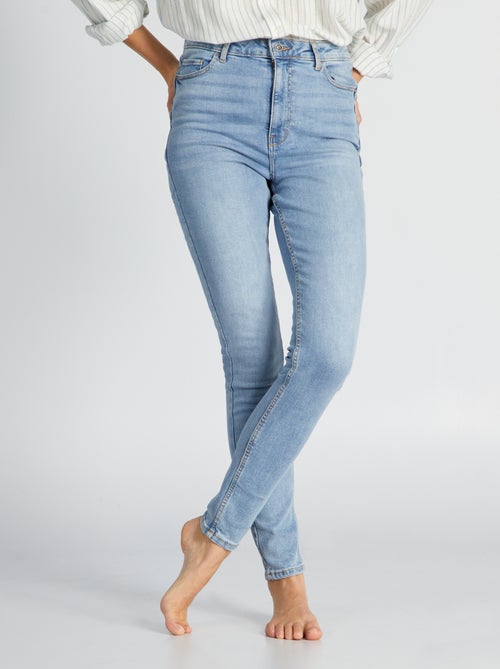 Skinny jeans met hoge taille - L30 - Kiabi