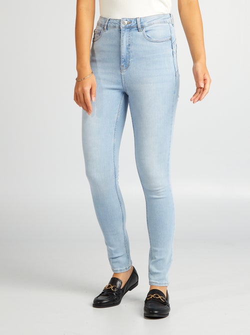 Skinny jeans met hoge taille - L30 - Kiabi