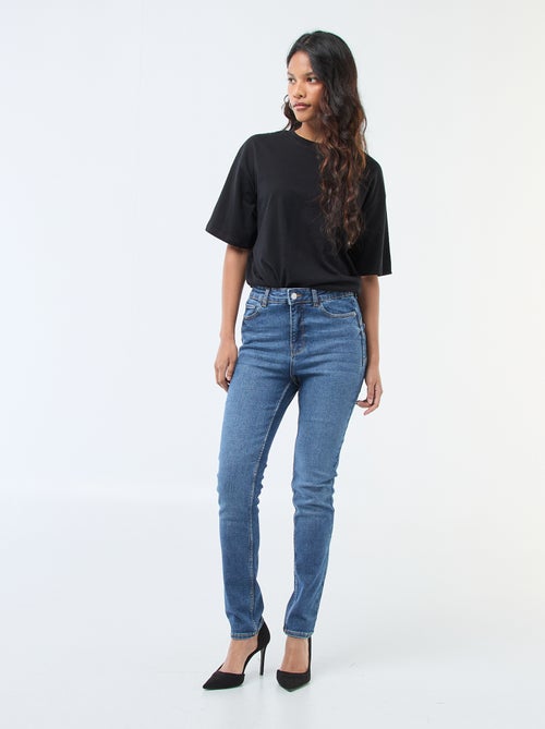 Skinny jeans met hoge taille - L30 - Kiabi