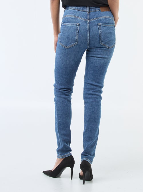 Skinny jeans met hoge taille - L30 - Kiabi