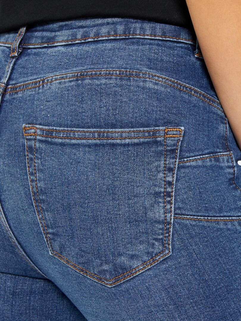 Skinny jeans met hoge taille - L30 BLAUW - Kiabi