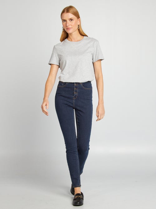 Skinny jeans met hoge taille - Kiabi