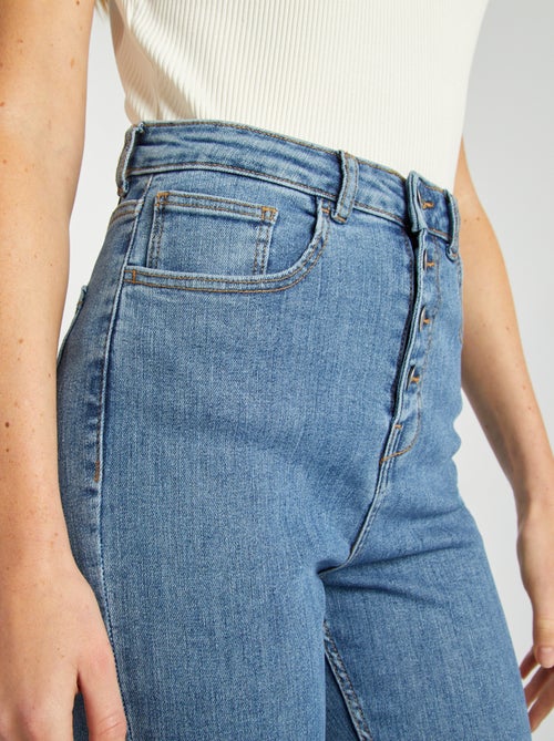 Skinny jeans met hoge taille - Kiabi