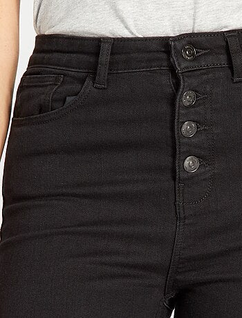 Skinny jeans met hoge taille