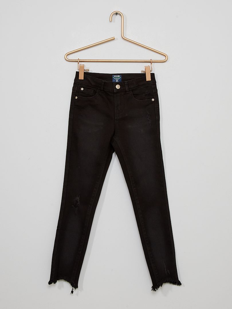 Skinny jeans van stretchkatoen ZWART - Kiabi