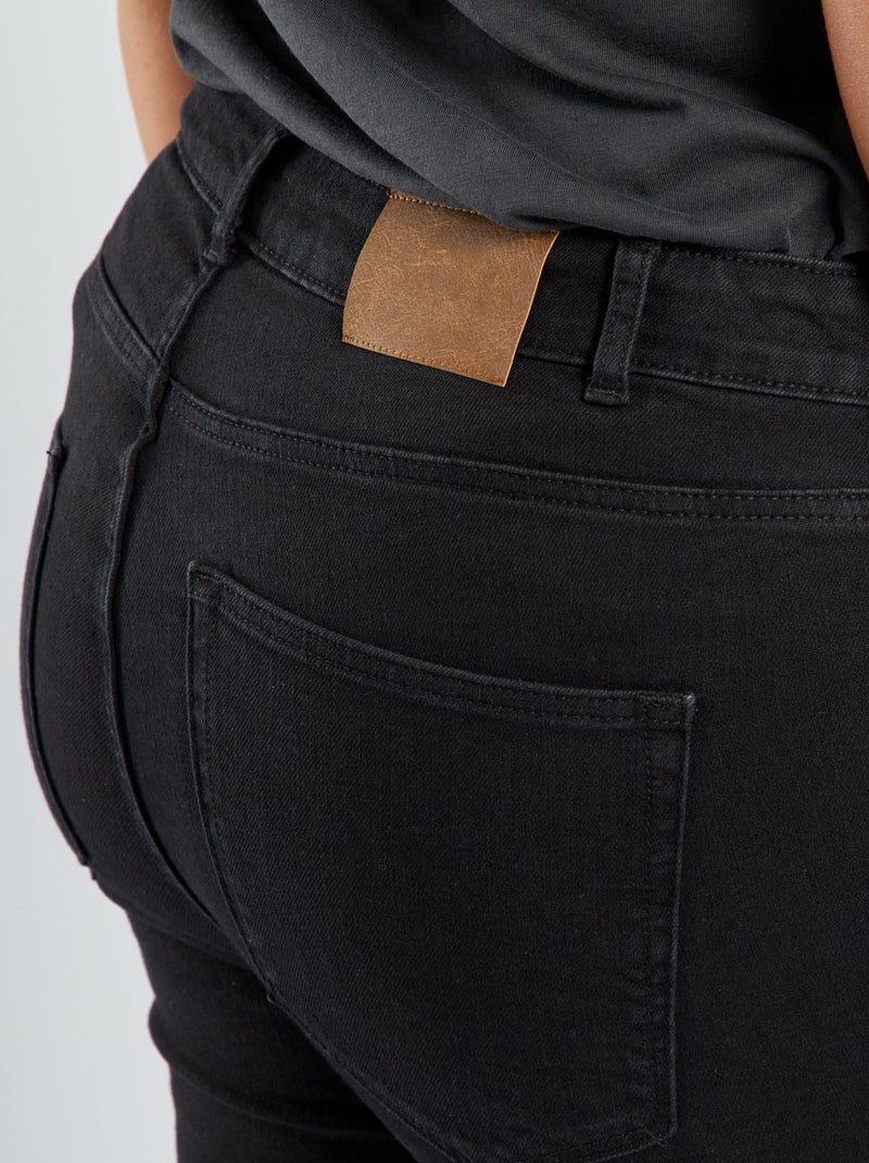 Skinny stretchbroek - 5 zakken - L30 ZWART - Kiabi