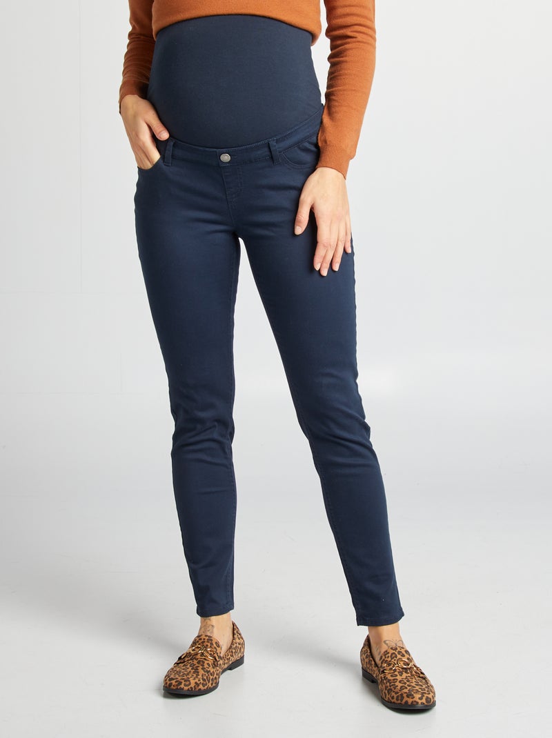 Skinny zwangerschapsbroek BLAUW - Kiabi