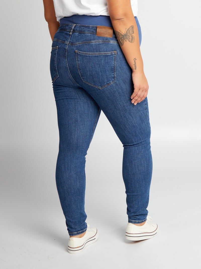 Skinny zwangerschapsjeans BLAUW - Kiabi