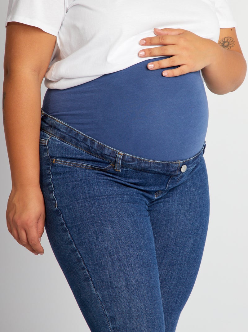 Skinny zwangerschapsjeans BLAUW - Kiabi
