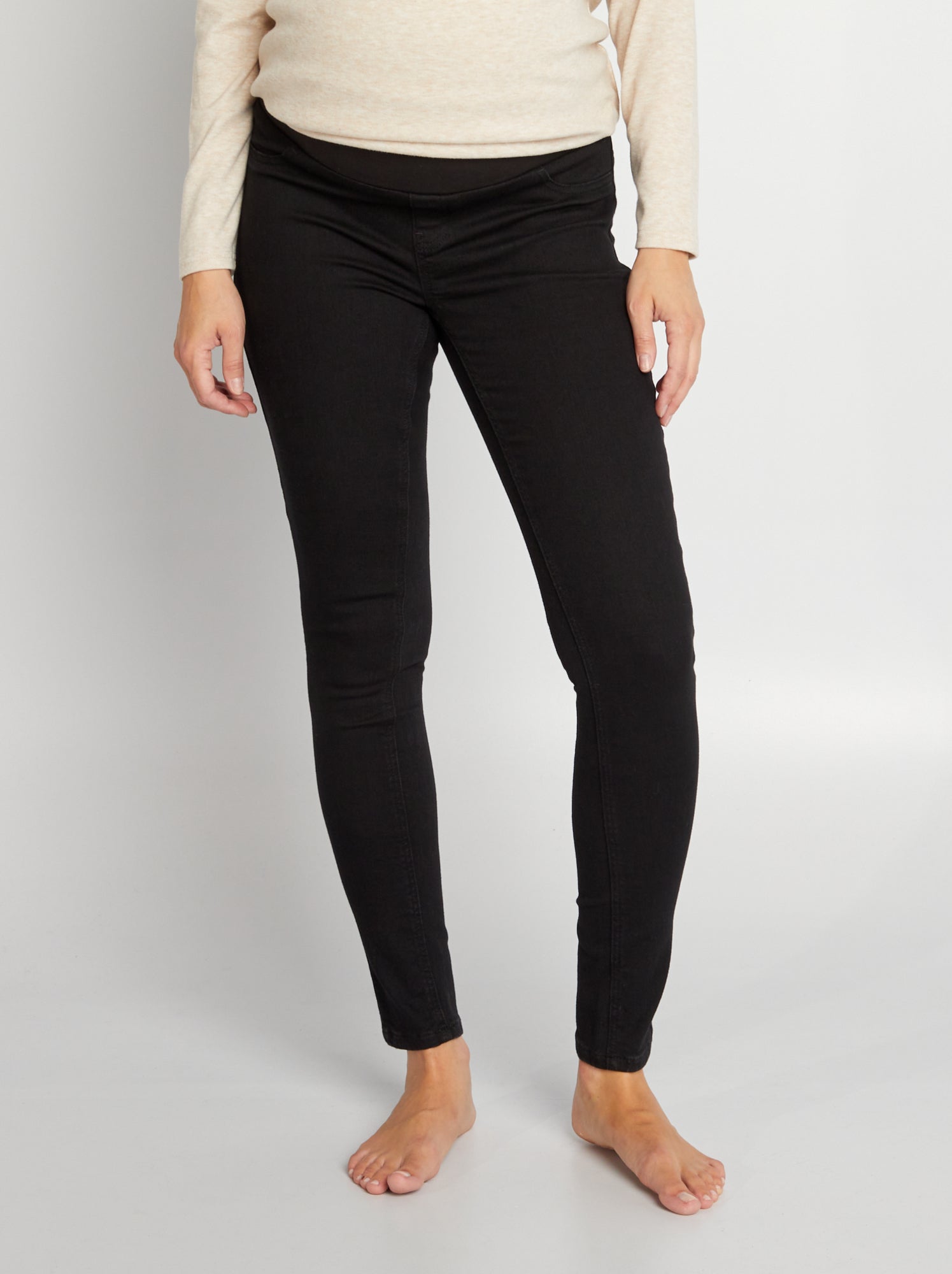 LOVE2WAIT loose fit zwangerschapsjeans Norah Destroyed grijs
