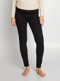 Skinny zwangerschapsjeans met veel stretch - Begin van de zwangerschap - kleine band ZWART - Kiabi