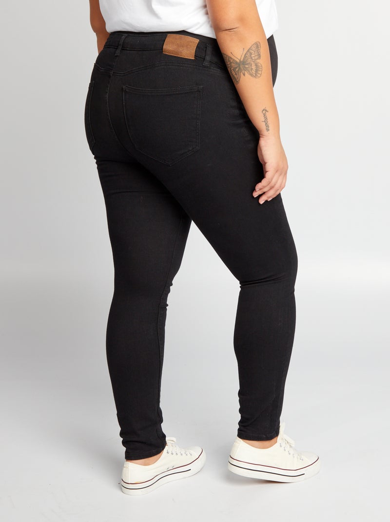 Skinny zwangerschapsjeans ZWART - Kiabi