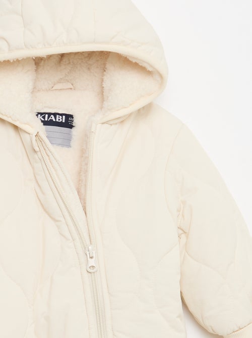 Skipakje zonder voetjes met voering met schapenvachteffect - Kiabi