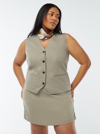 Skort met hoge taille