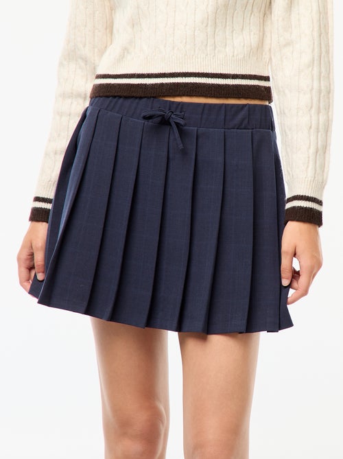 Skort met plooien - Kiabi