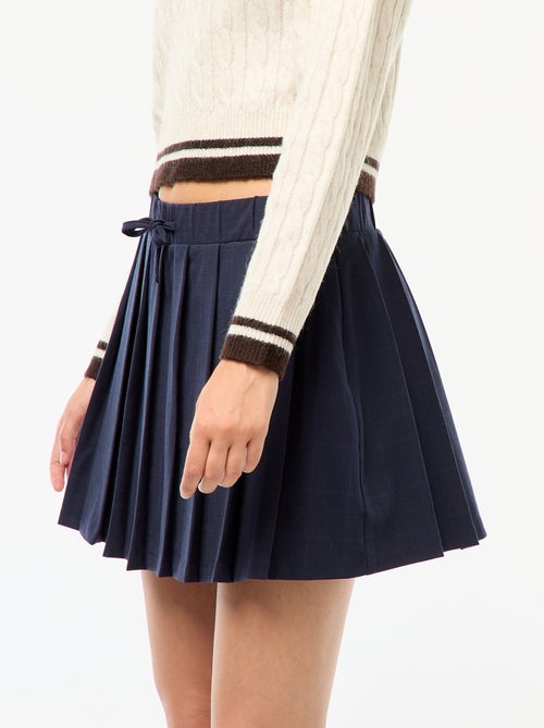 Skort met plooien - Kiabi