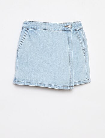Skort van spijkerstof