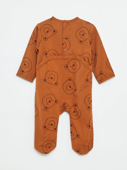 Slaapakje met drukknoopsluiting achteraan - 'Vosje' - Kiabi