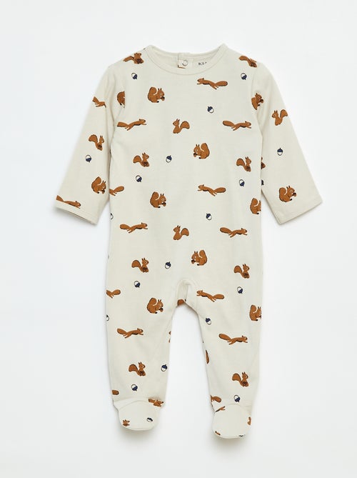 Slaapakje met drukknoopsluiting achteraan - 'Vosje' - Kiabi