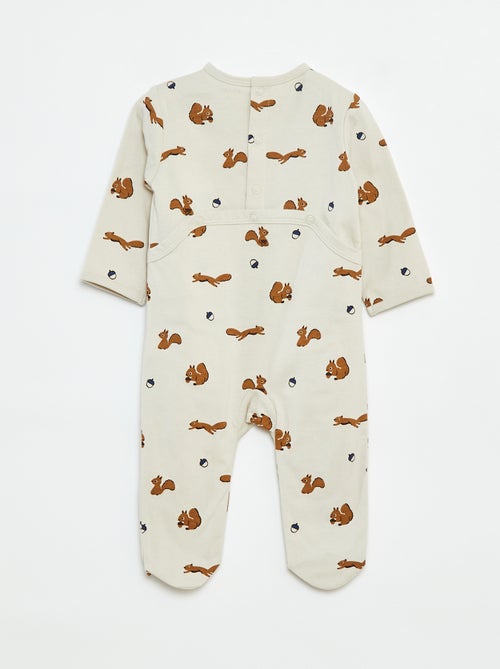 Slaapakje met drukknoopsluiting achteraan - 'Vosje' - Kiabi