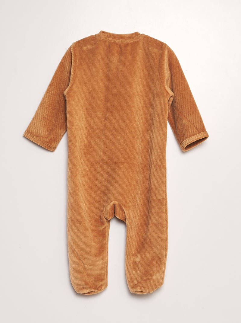 Slaappakje van corduroy BRUIN - Kiabi