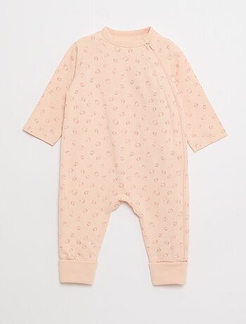 Slaappakje van lichte fleece en rompertje