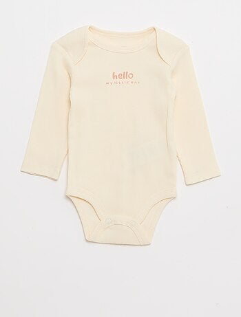 Slaappakje van lichte fleece en rompertje