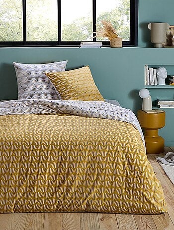 Slaapset dubbel Future Home 'Rachel' polycotton omkeerbaar geomet. print – OEKO-TEX