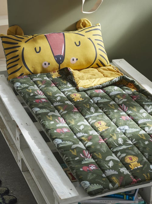 Slaapzak + kussensloop met jungle-print - Kiabi