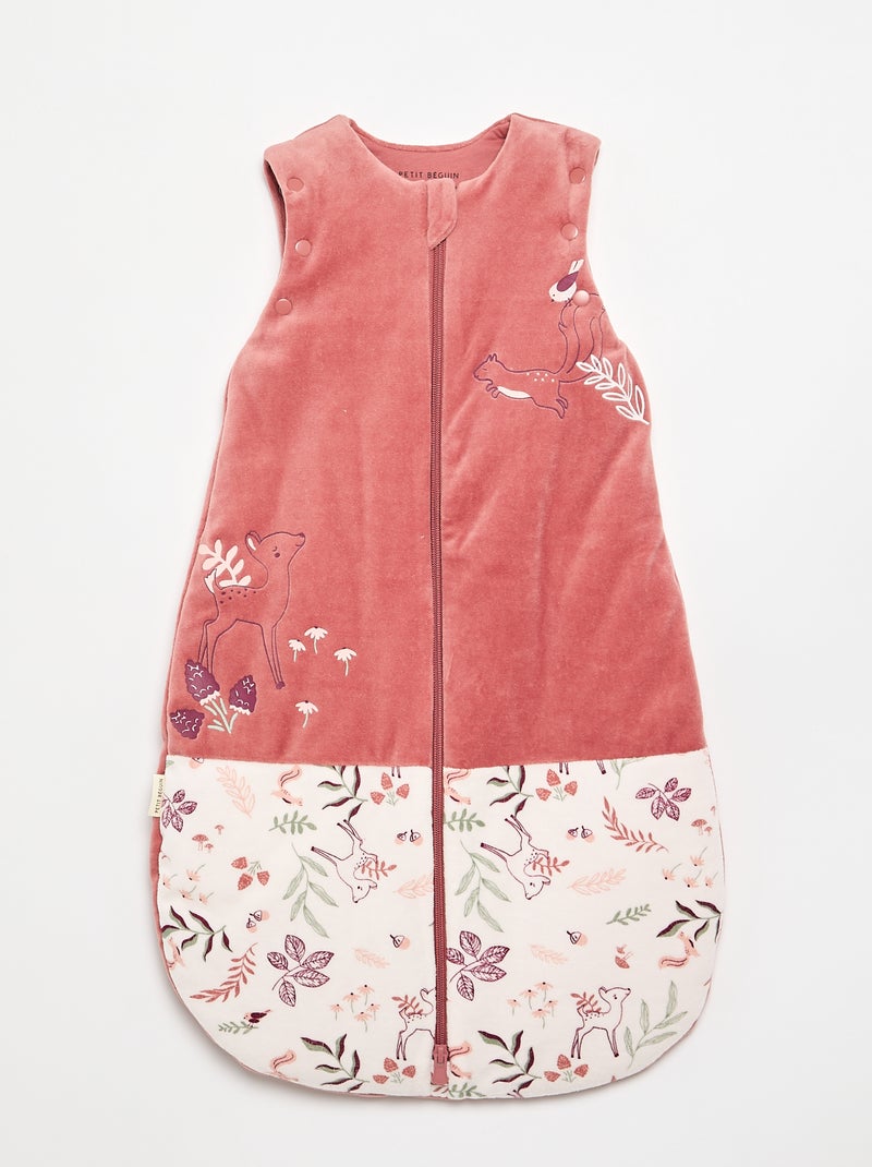 Slaapzak 'Petit Béguin' met afneembare mouwen Rose - Kiabi