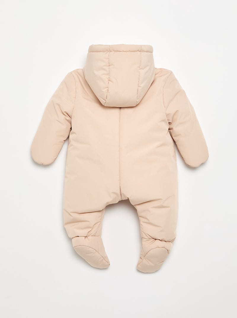 Slaapzak 'Petit Béguin' met voetjes, wanten en capuchon Biege - Kiabi