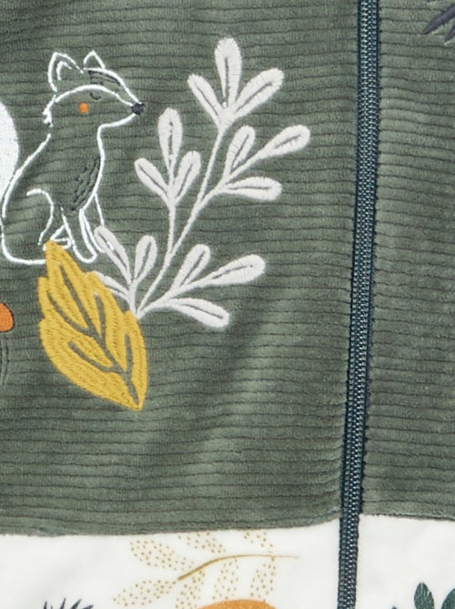 Slaapzak 'Petit Béguin' van velours met afneembare mouwen - Kiabi Slaapzak 'Petit Béguin' van velours met afneembare mouwen - Kiabi