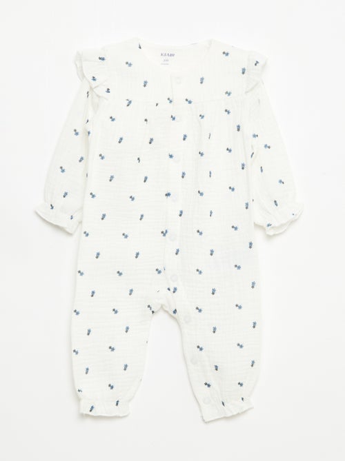 Slaapzak zonder voetjes van katoenen double gauze - Kiabi