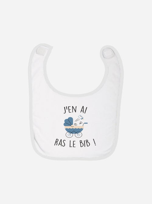 Slab J'EN AI RAS LE BIB BLEU - Kiabi Slab J'EN AI RAS LE BIB BLEU - Kiabi