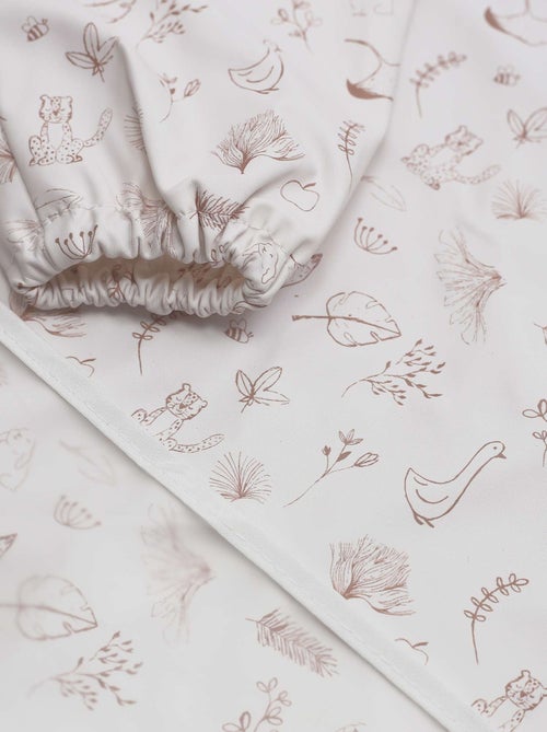 Slabbetje-schort met lange mouwen voor baby - Kiabi Slabbetje-schort met lange mouwen voor baby - Kiabi