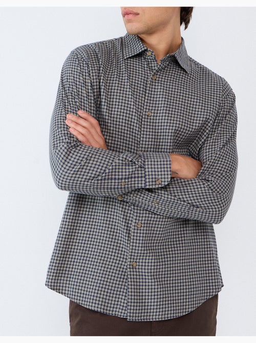 Slank overhemd met patroon, mo fashion - Kiabi Slank overhemd met patroon, mo fashion - Kiabi