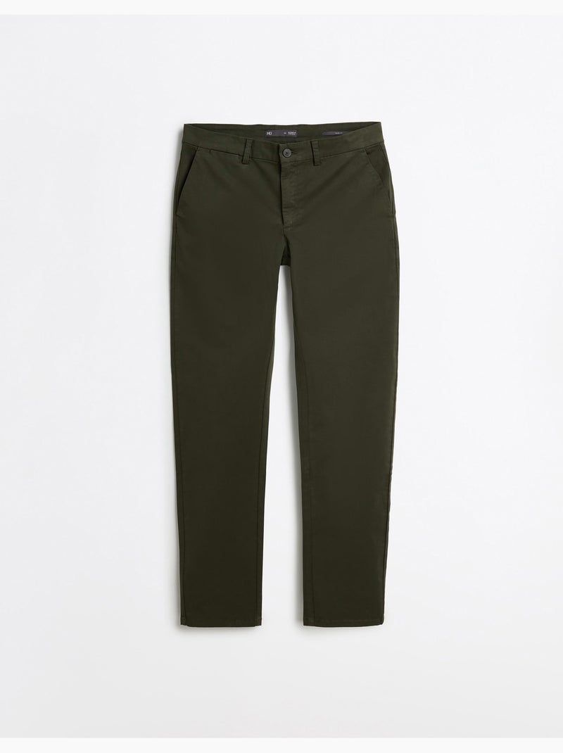 Slanke Chinobroek, MO Fashion Groen - Kiabi