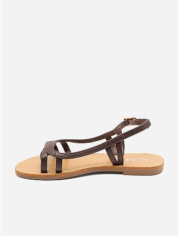 Slanke platte sandalen